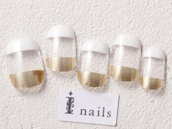 アイネイルズ 渋谷店(I nails)/ストレートフレンチミラー