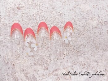 アンベリール 横浜店(Embellir)/(1798)フラワーネイル