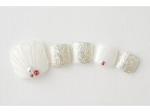 アトリエプラスエヌ(Atelier+N)/【フットネイル】マーメイド