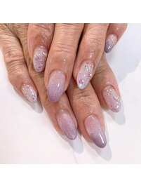 シンプルジェルネイル&本格ケア