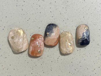 アイネイルズ 池袋店(I-nails)/インクマーブルニュアンス