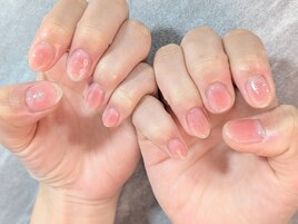 クリアチークネイル♪