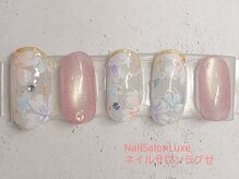 ネイル サロン ラグゼ(Nail Salon Luxe)/リボン　ツィード