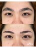 男性ハリウッドブロウリフト(眉癖矯正+黄金比デザイン+眉WAX+眉コーティング)