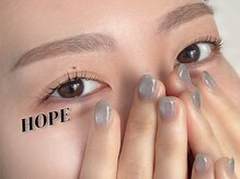 ホープ(HOPE)/まつげパーマ+美眉WAX+ネイル