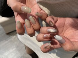 ☆非対称ニュアンスネイル☆