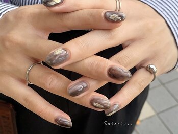 サトリネイルルーム 西宮北口(satori nail room)/BLACK◆