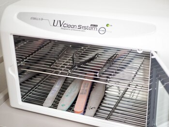 フォルトゥーナ 神田(Fortuna)/使用する道具は全て滅菌消毒済み