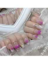 リンドネイル バイ モカ アンド ララ(Lind nail by moca and LaLa)/マグネットネイル