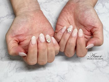 まつげエクステアンドネイルサロン アモル 恵比寿店(Amor)/ワンカラー＋パーツ追加