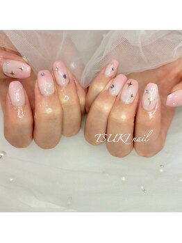 ツキネイル(TSUKI nail)/ワンカラーラメグラ