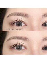 アンフルール 新宿店(Une fleur)/【ラッシュリフト×アイブロウ】