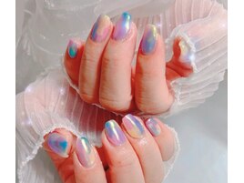 オーロラネイル♪