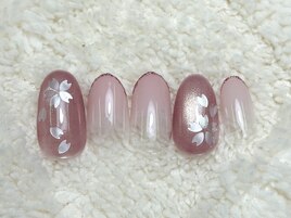 桜ホロネイル