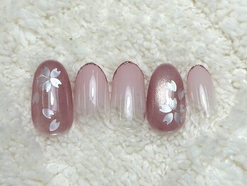 マーチ(March)/桜ホロネイル