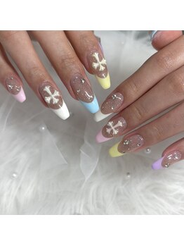 スターリー ラッシュ(Starry Lash)の写真/ジャンルを問わずにアートが得意♪長さが出せるスカルプメニューも豊富！季節のイベントに華やかな指先へ☆