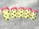 ドット×フレンチネイル10480円