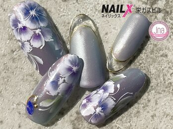 ネイリックス 栄ガスビル(NAILX)/大人Flowerネイル☆