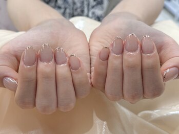 ルレーブ(LE REVE)/ガラスフレンチネイル