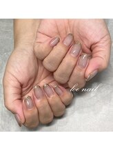 ロエネイル(loe nail)/ラメフレンチ