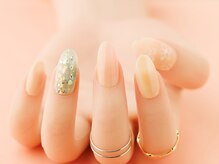 ヴァンネイル(VINGT NAIL nail&eye beauty)/透明感たっぷり夏ネイル