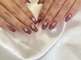 マグネット　ミラー　ボルドー