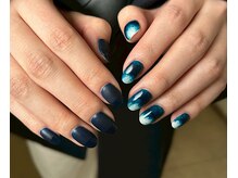 モニカ(MONICA)/ネイビーマットネイル