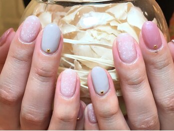 ネイルズ ララ(nails Lala)/ストーンアートネイル。
