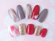 リアン(lien)/ハンド＆フットお揃いネイル