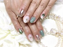 ウィズ フェリーク/ぷっくりフラワーグリーン