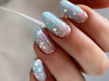 アンネマリアネイルアート(Anne-Marie Nail Art)の写真/大人女性必見◇【サンプルデザイン￥5980】手元がかわいいと気分も上がる♪シンプルだけどお洒落な指先へ