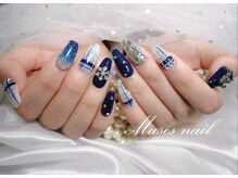 ミューズ(MUSES)/冬可愛いチェック柄ネイル