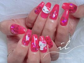 ハートホロネイル