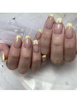 ハートネイル(Heart nail)/春っぽネイル ワンホン