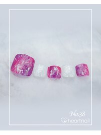 フットネイル：No.38