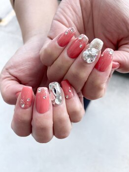 ジュウェル 宜野湾店(Nail Salon Jewel)/夏ならではのオレンジネイル!