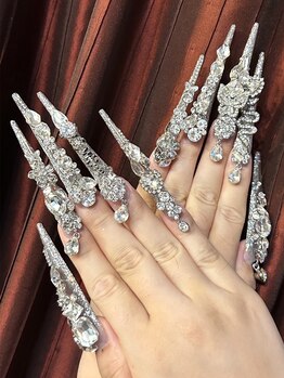 ネイルサロン ウィズ(Nail Salon Wiz)の写真/【オリジナルパーツ豊富】高技術×居心地の良さで大人気!センスの光るネイルに一目惚れ☆(※パ-ツ別途料金)