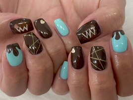 【山崎】バレンタインネイル