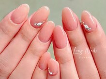 レリーネイルの雰囲気（フィルインベースでも+料金なし!爪の育成に特化したジェルネイル）