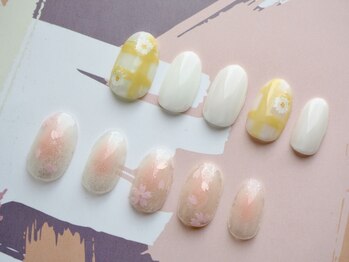 ネイル マテリア 池袋店(Nail Materia)の写真/《ずっと同価格でご案内*ワンカラー¥5300/定額アート¥6300~》随時デザインを更新!飽きずに何度でも楽しめる