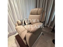 トワ イン アイラッシュ(towa in eyelash)の雰囲気（半個室空間。リラックスしてお過ごしください！）