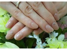 プルミエ ネイル(Premier Nail)/きれいめ大理石風アートネイル