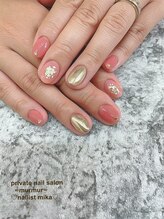 プライベート ネイルサロン マーマ(murmur)/ポイントミラーネイル