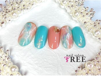 ネイルサロン トゥリー(TREE)/大理石デザイン!