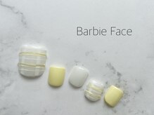 バービーフェイス 恵比寿(Barbie Face)/クリアチェックネイル