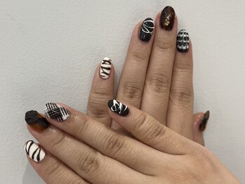 コム 草加マルイ店(com by neolive)/バレンタインネイル＊9890円