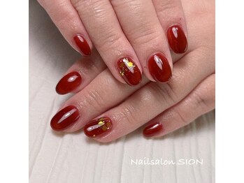 大人の赤カラー♪