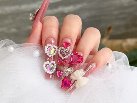 ★ハート×リボンネイル★