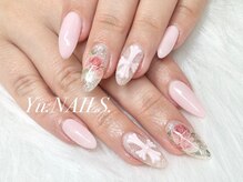 ユーネイルズ 恵比寿(Yu.NAILS.)の雰囲気（レースデザイン/パラジェル取扱/フォト見本Instagram：yu.nails7）
