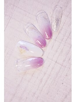 ラルネイル 大宮(Lull. nail)/＊クリアパープル＊サザレ＊